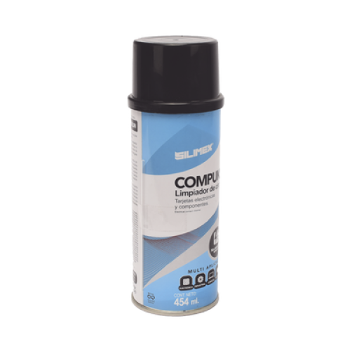 Limpiador desengrasante en aerosol dielectrico, para tarjetas electrónicas y circuitos, bote 454 ml