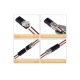 Bolsa con 25 conectores / Enchufables / Para 2 cables / compatibles en calibre 22 al 18 AWG Bolsa con 25 conectores / Enchufables / Para 2 cables / compatibles en calibre 22 al 18 AWG
