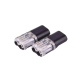 Bolsa con 25 conectores / Enchufables / Para 2 cables / compatibles en calibre 22 al 18 AWG Bolsa con 25 conectores / Enchufables / Para 2 cables / compatibles en calibre 22 al 18 AWG