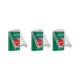 Paquete de 3 Botones con 3 Diferentes Métodos de Activación y 3 Mensajes Diferentes, Color Verde