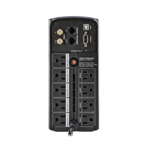 UPS de 1000 VA/600 W, Topología Línea Interactiva, Entrada 120 Vca NEMA 5-15P, Tipo Mini Torre, Con 9 Tomas NEMA 5-15R UPS de 1000 VA/600 W, Topología Línea Interactiva, Entrada 120 Vca NEMA 5-15P, Tipo Mini Torre, Con 9 Tomas NEMA 5-15R
