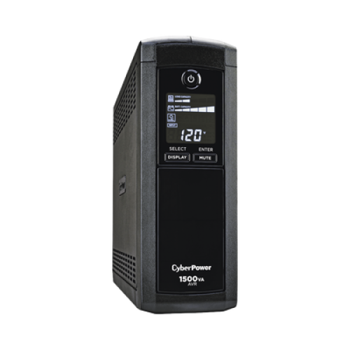 UPS de 1500 VA/900 W, Topología Línea Interactiva, Entrada 120 Vca NEMA 5-15P, Tipo Mini Torre, Con 12 Tomas NEMA 5-15R