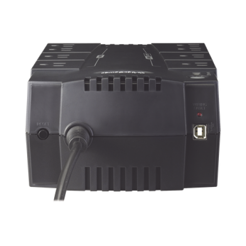 UPS de 425 VA/255 W, Topología Standby, Entrada 120 Vca NEMA 5-15P, Tipo Gabinete Compacto, Con 8 Tomas NEMA 5-15R