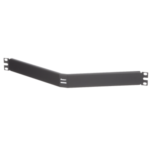 Tapa Ciega Para Rack Estándar de 19in, Angulado, de Acero, 1UR, Color Negro Tapa Ciega Para Rack Estándar de 19in, Angulado, de Acero, 1UR, Color Negro
