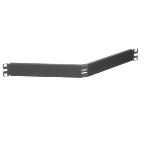 Tapa Ciega Para Rack Estándar de 19in, Angulado, de Acero, 1UR, Color Negro Tapa Ciega Para Rack Estándar de 19in, Angulado, de Acero, 1UR, Color Negro