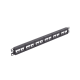 Panel de Parcheo Modular Mini-Com (Sin Conectores), Plano, Sin Blindaje, de 24 Puertos, 1UR