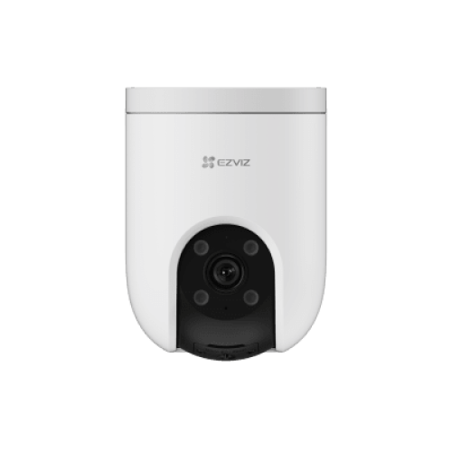 Cámara PT para Exteriores / 4K (8 Megapixel) / Visión Nocturna a Color / Audio Bidireccional / Vista Panorámica 360° / Detección de Forma Humana / Auto Seguimiento de Zoom / IP65