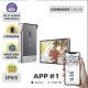 Videoportero IP Conexión a 2 Hilos / Con Monitor Wi-Fi para Interior / Frente de Calle IP65 Uso En Exterior Debe Tener Protección / Cámara 3 Megapíxel / Llamada a la App / Apertura remota / Apertura de 1 Puerta y un 1 Porton Videoportero IP Conexión a 2 Hilos / Con Monitor Wi-Fi para Interior / Frente de Calle IP65 Uso En Exterior Debe Tener Protección / Cámara 3 Megapíxel / Llamada a la App / Apertura remota / Apertura de 1 Puerta y un 1 Porton