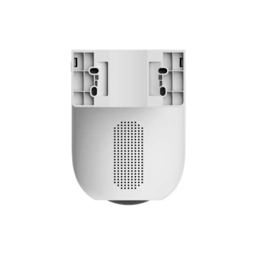 Cámara PT / Wi-Fi / Resolución 3 Megapixel (2K) / Audio de Dos Vías / Visión Nocturna en Color / AI Detección de Humanos y Vehículos / Defensa Activa con Sirena y Luz Estroboscópica / IP65 