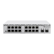 Switch MikroTik con 16 Puertos Gigabit Ethernet / 2 Puertos SFP+ 10G / Filtrado MAC y VLANs / SwOS Configuración Web
