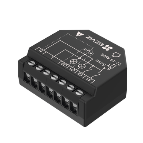 Relevador Wi-Fi  Inteligente / 2 Salidas Para 2 Apagadores / Ideal Para Control de Iluminación / Control Remoto / Horarios Personalizados / Registro de Consumo / 110-240VCA 
