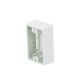 Caja de Montaje Superficial, Para Placas de Pared (Face Plates), Color Blanco