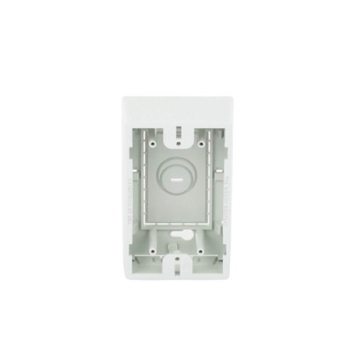 Caja de Montaje Superficial, Para Placas de Pared (Face Plates), Color Blanco