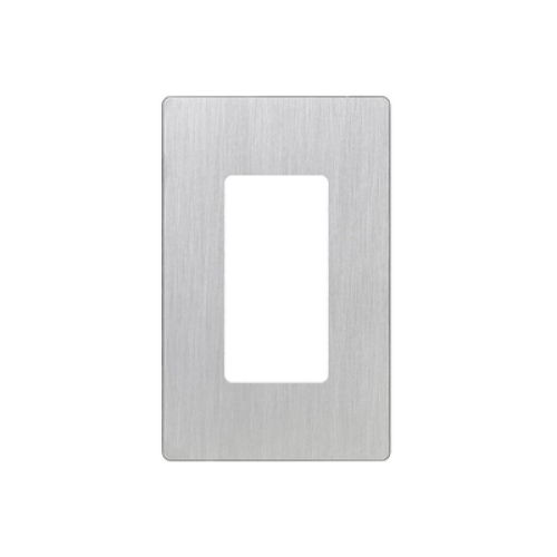 Tapa Color Metálico para interruptor o dimmer Lutron, 1 gang, limpio y moderno