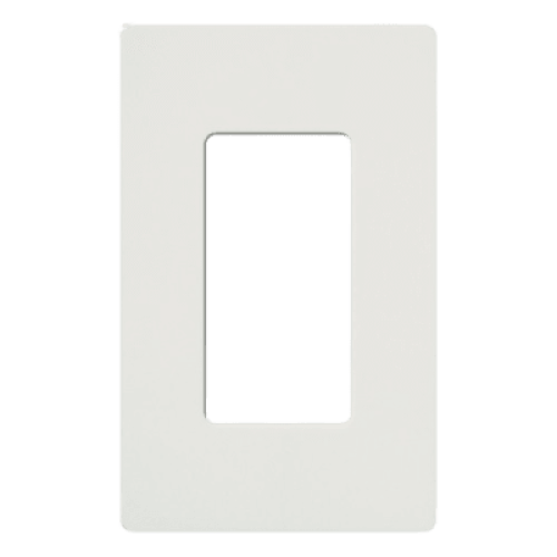Tapa Color Blanco para interruptor o dimmer Lutron, 1 gang, limpio y moderno