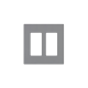 Tapa Color Gris para interruptor o dimmer Lutron, 2 gang, limpio y moderno Tapa Color Gris para interruptor o dimmer Lutron, 2 gang, limpio y moderno
