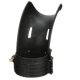 Conducto tipo cascada Tak-Ty™, 4 in, negro
