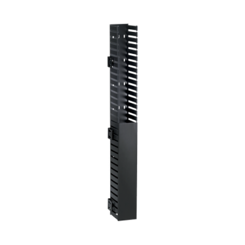 Organizador Vertical IN-Cabinet, Sencillo (Solo Frontal), Para Uso Con Gabinetes Panduit, Montaje Lateral en Riel de Rack, 40 UR, 1.95 in de Ancho, Color Negro