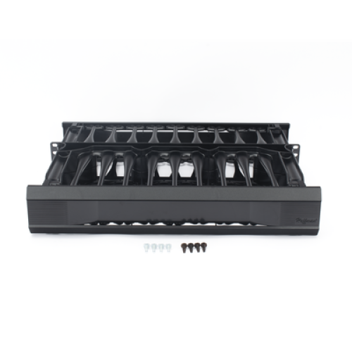 Organizador de Cables Horizontal CableTek, Sencillo (Solo Frontal), Para Rack de 19in, 2 UR