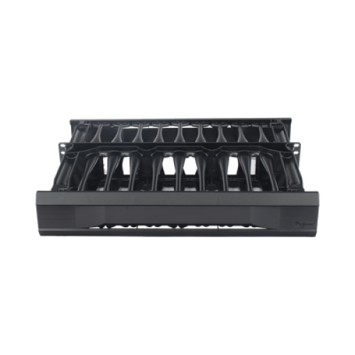 Organizador de Cables Horizontal CableTek, Sencillo (Solo Frontal), Para Rack de 19in, 2 UR
