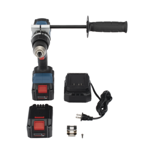 Rotomartillo Inalámbrico 20V / Motor Brushless / Broquero 1/2 in / 120 Nm Par Máximo / 2 Baterías 4.0Ah con Cargador y Maletín Rotomartillo Inalámbrico 20V / Motor Brushless / Broquero 1/2 in / 120 Nm Par Máximo / 2 Baterías 4.0Ah con Cargador y Maletín