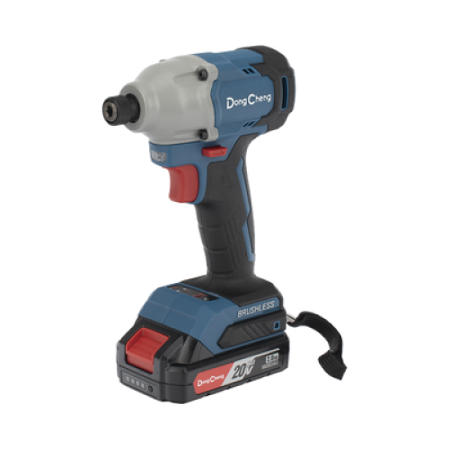 Atornillador de Impacto Inalámbrico 20V / Motor Brushless / Portabrocas Hexagonal 1/4 in / 90-180 Nm Torque / Batería 2.0Ah con Maletín
