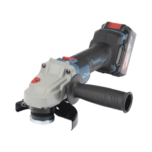 Amoladora Angular de 20Vcc, Disco de 4-1/2 in, Incluye 2 Baterías de 4.0Ah, Cargador y Estuche