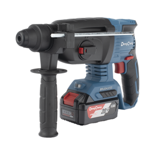 Martillo Perforador Inalámbrico SDS-PLUS 20V / Motor Brushless / 3 Modos Taladro Percusión Demolición / 2.7 J Energía de Impacto / 2 Baterías 4.0Ah con Cargador y Estuche Martillo Perforador Inalámbrico SDS-PLUS 20V / Motor Brushless / 3 Modos Taladro Percusión Demolición / 2.7 J Energía de Impacto / 2 Baterías 4.0Ah con Cargador y Estuche