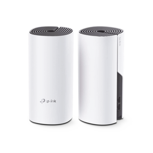 KIT 2 Routers Inalámbricos MESH Interior para Hogar / Doble Banda Wi-Fi 5 AC1200 Mbps / 2 Puerto Gigabit WAN/LAN / 2 Antenas Internas / Administración Mediante la App Deco (iOS, Android) 