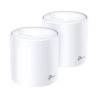 Kit 2 Routers Inalámbricos MESH Interior para Hogar / Doble Banda Wi-Fi 6 AX1800 Mbps / 2 Puerto Gigabit WAN/LAN / 2 Antenas Internas / Administración Mediante la App Deco (iOS, Android) / Protección HomeShield Kit 2 Routers Inalámbricos MESH Interior para Hogar / Doble Banda Wi-Fi 6 AX1800 Mbps / 2 Puerto Gigabit WAN/LAN / 2 Antenas Internas / Administración Mediante la App Deco (iOS, Android) / Protección HomeShield