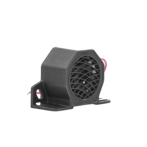 Alarma de reversa y doble tono, 12-24 Vcc, 102 dBA