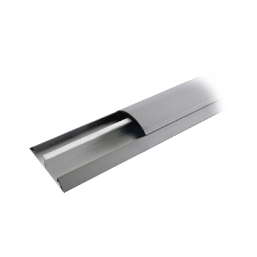 Ducto de media caña de aluminio, tramo de 2.5m de largo (8801-80300)