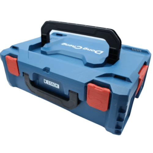 Maletín Rígido Apilable para Herramientas / Plástico de Alta Resistencia / Diseño Modular 46 x 17 x 32 cm (18.1 x 6.7 x 12.6 in) / Asas Ergonómicas / 4 Cierres de Seguridad
