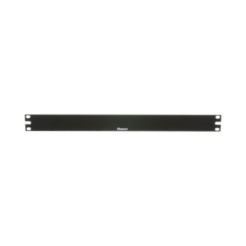 Tapa Ciega Para Rack Estándar de 19in, Plano, de Acero, 1UR, Color Negro