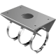 Montaje de Poste  para Exterior / Compatible con PTZ HIKVISION / epcom / HiLook