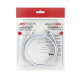 Cable de Parcheo (Patch Cord) / UTP / Cat. 6 (24 AWG) / 0.50 Metros (1.64 Pies) / Color Blanco / Ideal para PoE+ / Interior