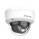 [Dual Light] Domo IP 8 Megapixel (4K) / Lente 2.8 mm / 30 mts IR + 30 mts Luz Blanca / Micrófono Integrado / Antivandálico IK08 / ACUSENSE Lite / Exterior IP67 / H.265 / PoE / Micro SD