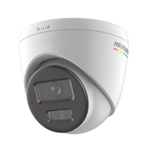 [Dual Light + ColorVu] Turret IP 6 Megapixel / Lente 2.8 mm / 30 mts IR + 30 mts Luz Blanca / Micrófono Integrado / ACUSENSE Lite / Exterior IP67 / WDR 120 dB / PoE / Micro SD 