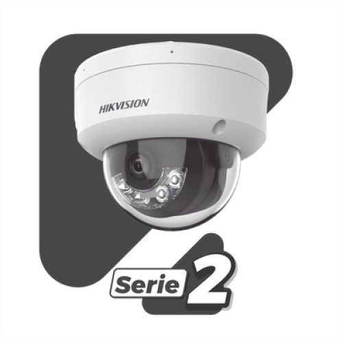 [Dual Light + 2 Micrófonos Integrados] Domo IP 2 Megapixel / Lente 2.8 mm / 30 mts Luz Blanca + 30 mts IR / ACUSENSE / Exterior IP67 / IK10 / WDR 120 dB / PoE / ONVIF / Micro SD / Metal / ACUSEARCH