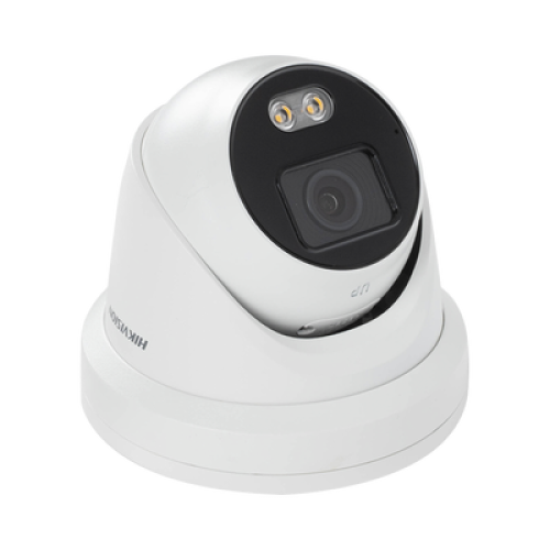 Turret IP 4 Megapixel / Imagen a color 24/7 / Lente 4 mm / Luz Blanca 30 mts / WDR 130 dB / Exterior IP67 / Micrófono Integrado / Captura Facial / Videoanaliticos (Filtro de Falsas Alarmas) / MicroSD