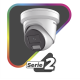 [Dual Light + ColorVu] Turret IP 4 Megapixel / Lente 2.8 mm / 40 mts IR + 40 mts Luz Blanca /  Microfono Integrado  / Exterior IP67 /   WDR 130 dB / ACUSENSE / Captura Facial / ACUSEARCH