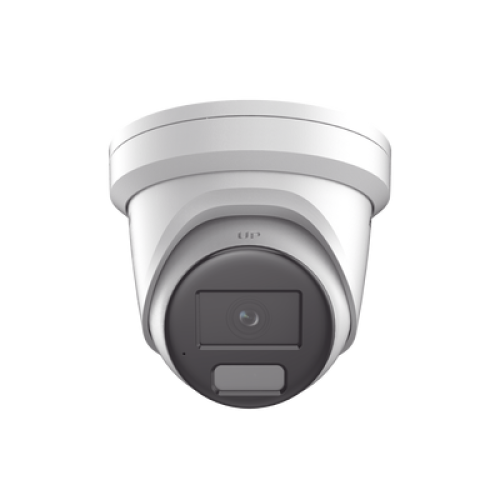 [Dual Light + ColorVu] Turret IP 8 Megapixel / Lente 2.8 mm / 40 mts IR + 40 mts Luz Blanca /  Microfono Integrado / Exterior IP67 /   WDR 130 dB / Videoanaliticos (Filtro de Falsas Alarmas) / Captura Facial / ACUSEARCH