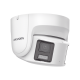 [PROTECCIÓN ACTIVA] Turret IP Panorámica 8 Megapíxel / 2 Lentes 4 mm (180°) / Imagen a Color 24/7 (ColorVu) / PoE / WDR 130° / IP67 / ACUSENSE / Luz Estroboscópica y Alarma Audible / 30 mts Luz Blanca / Micro SD