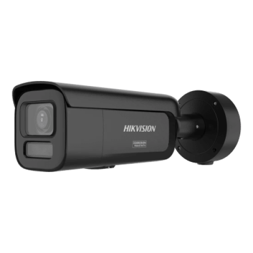 [Dual Light + ColorVu 3.0 + HikAI] Bala IP  4 Megapixel / Lente Mot. 2.8 a 12 mm / 60 mts IR + Luz Blanca / Exterior IP67 / WDR 130 dB / ACUSENSE 3.0 / Microfono Integrado / Metal / NEMA 4X / ACUSEARCH