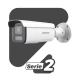 [Dual Light + 2 Micrófonos Integrados] Bala IP 6 Megapixel / Lente Mot. 2.8 a 12 mm / 60 mts Luz Blanca + 60 mts IR / Exterior IP67 / IK10 /  WDR 120 dB / PoE+ / ACUSENSE / Alarmas I/O / Micro SD / ONVIF / Metal / ACUSEARCH