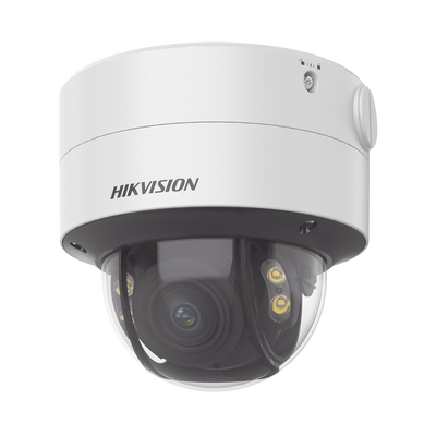Domo IP 4 Megapixel / Imagen a Color 24/7 / Lente 3.6 - 9 mm / Luz Blanca 40 mts / WDR 130 dB / Exterior IP67 / IK10 / Captura Facial / ACUSENSE / MicroSD / ACUSEARCH