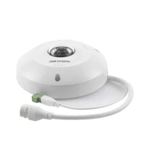 Fisheye IP 4 Megapixel / Panorámica 180° - 360° / Exterior IP67 / IK10 / PoE / Múltiples Vistas por iVMS-4200