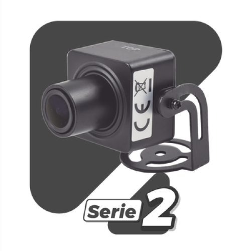 Cámara Oculta IP 2 Megapixel / Lente 2.8 mm / H.265+ / Interior / WDR / 12 Vcc / Ultra Baja Iluminación / Entrada de Audio
