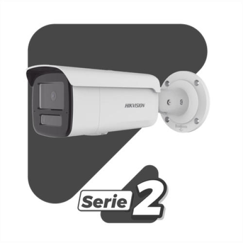 [Dual Light + 2 Micrófonos Integrados] Bala IP 6 Megapixel / Lente 4 mm / 80 mts Luz Blanca + 80 mts IR / ACUSENSE / Exterior IP67 / WDR 120 dB / PoE  / Micro SD / Metal / ACUSEARCH