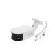 [FlexVu] [PROTECCIÓN ACTIVA] Bala IP Panorámica 8 Megapixel (4K) / 2 Lentes 4 mm (180°) / Imagen a Color 24/7 (ColorVu) / PoE / WDR 130° / IP67 / ACUSENSE / Luz Estroboscópica y Alarma Audible / 40 mts Luz Blanca / Micro SD
